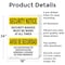 Signmission Security Badges Must Worn Bilingual OSHA Security Notice Sign, Aluminum, 18in W x 24in L, 2PK OS-2PACK-SN-A-1824-L-11644 - alternate 5